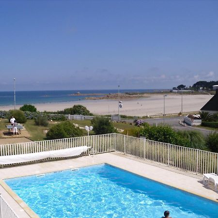 Maison 6 Pers Belle Vue Mer Piscine, Plage A 40 M Trévou-Tréguignec Buitenkant foto