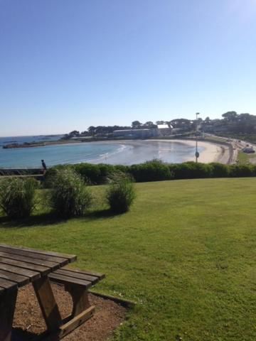 Maison 6 Pers Belle Vue Mer Piscine, Plage A 40 M Trévou-Tréguignec Buitenkant foto